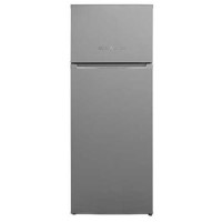 GRADE A2 - Nordmende RFF264SLAPLUS 144x54cm Top Mount Freestanding Fridge Freezer - Silver