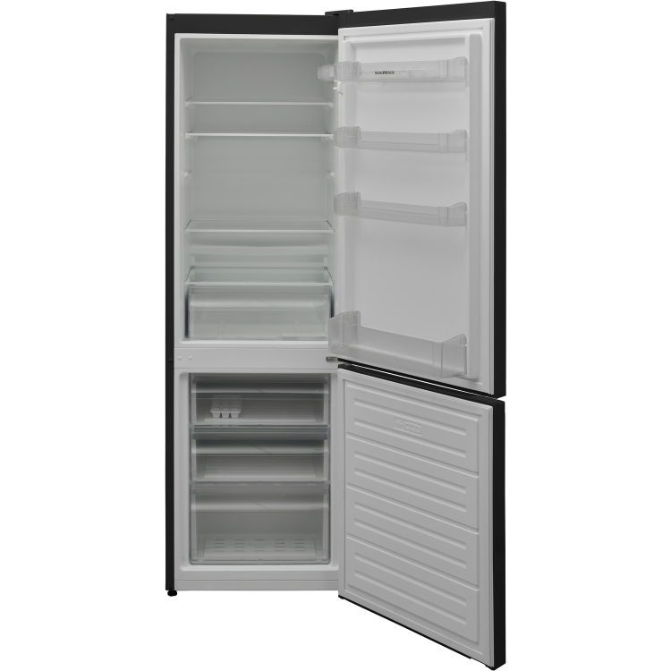 Refurbished NordMende RFF60404BL Freestanding 268 Litre 60/40  Low Frost Fridge Freezer Black
