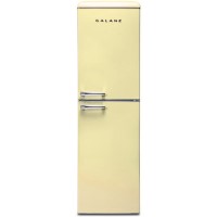 Galanz RFFK001C 192x60cm 300L Retro Style Frost Free Freestanding Fridge Freezer With Fast Freeze -