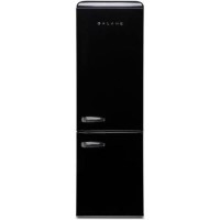 Galanz RFFK002B 300 Litre Freestanding Fridge Freezer Retro 60/40 Split Fast Freeze 60cm Wide - Black