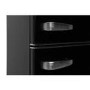 Galanz RFFK002B 300 Litre Freestanding Fridge Freezer Retro 60/40 Split Fast Freeze 60cm Wide - Black