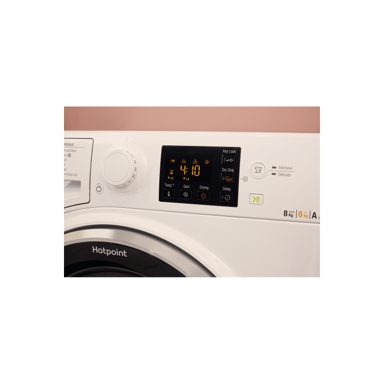 Hotpoint RG864SUK Ultima S-Line 8kg Wash 6kg Dry 1400rpm Freestanding Washer Dryer - White