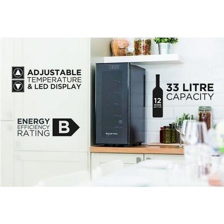 Russell Hobbs RH12WC3 12-Bottle Drinks Cooler