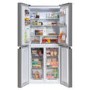 Russell Hobbs 421 Litre Four Door American Fridge Freezer - Stainless Steel
