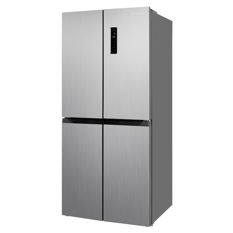 Russell Hobbs 421 Litre Four Door American Fridge Freezer - Stainless Steel