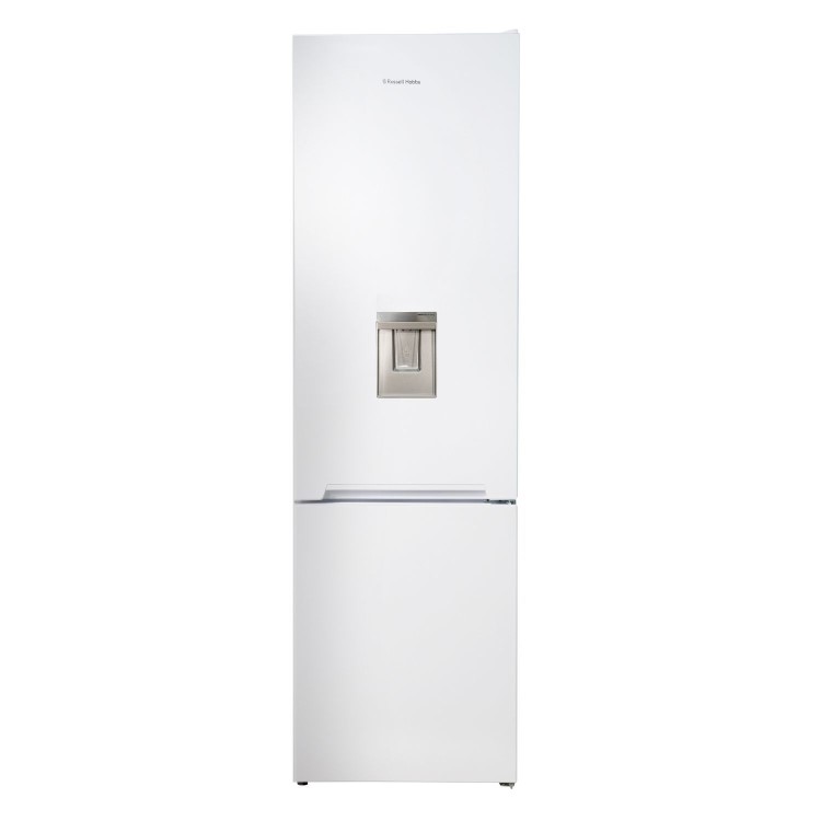 Refurbished Russell Hobbs RH180FFFF551E1WWD Freestanding 279 Litre 70/30 Frost Free Fridge Freezer with Water Dispenser White
