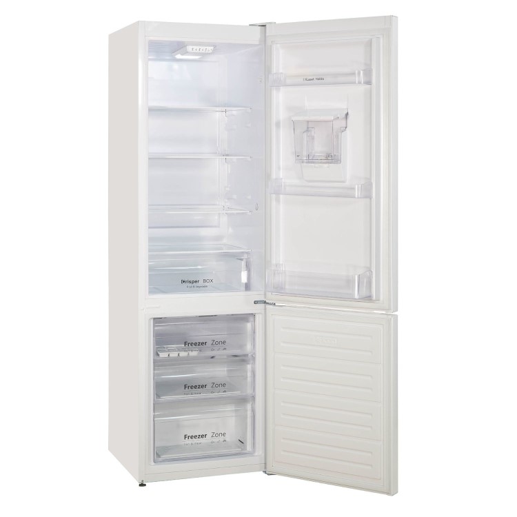 Refurbished Russell Hobbs RH180FFFF551E1WWD Freestanding 279 Litre 70/30 Frost Free Fridge Freezer with Water Dispenser White