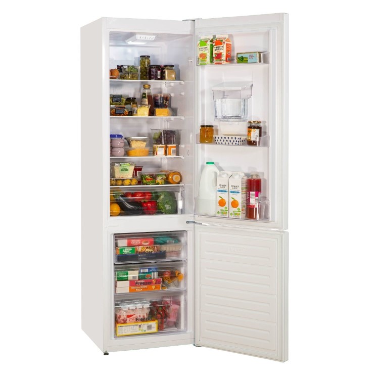 Refurbished Russell Hobbs RH180FFFF551E1WWD Freestanding 279 Litre 70/30 Frost Free Fridge Freezer with Water Dispenser White