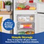 Russell Hobbs 247 Litre 50/50 Fridge Freezer - Black