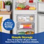 Russell Hobbs 245 Litre 50/50 Fridge Freezer with Water Dispenser - Stainless Steel