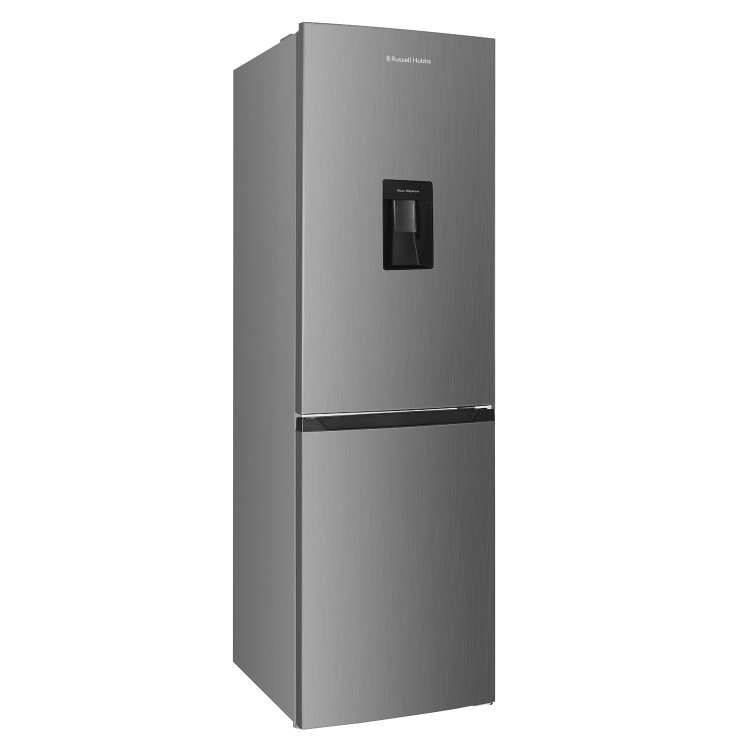 Russell Hobbs 245 Litre 50/50 Fridge Freezer with Water Dispenser - Stainless Steel
