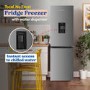Russell Hobbs 245 Litre 50/50 Fridge Freezer with Water Dispenser - Stainless Steel