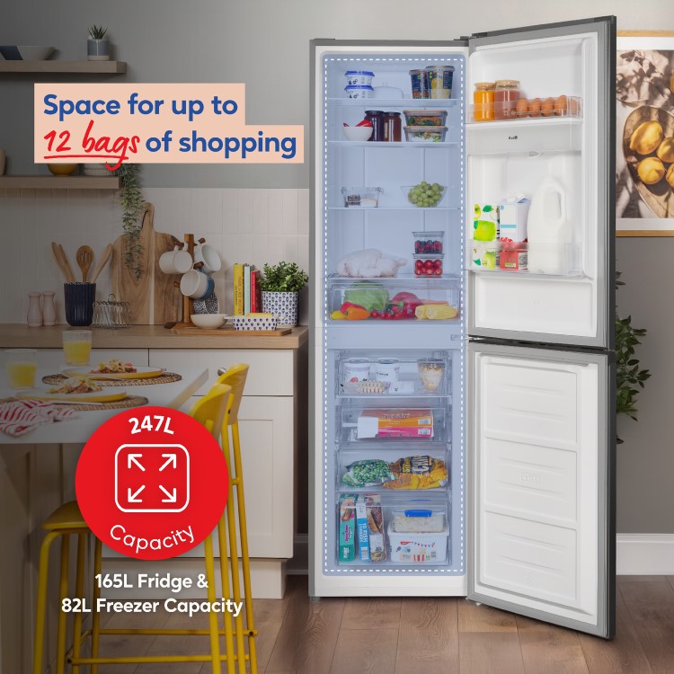 Russell Hobbs 247 Litre 50/50 Fridge Freezer - Stainless Steel