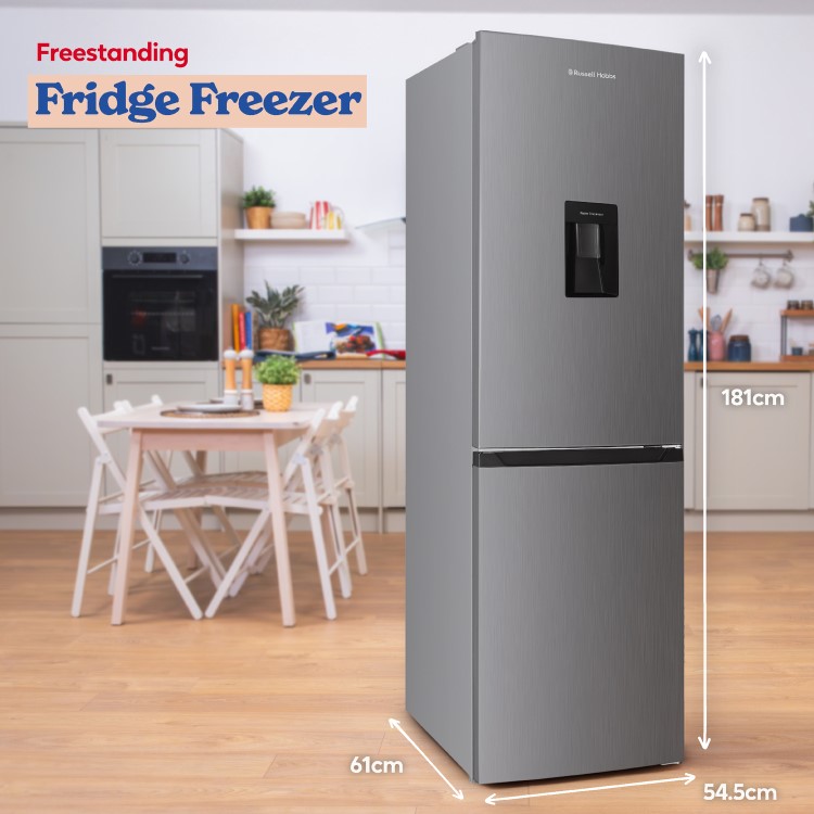 Russell Hobbs 247 Litre 50/50 Fridge Freezer - Stainless Steel