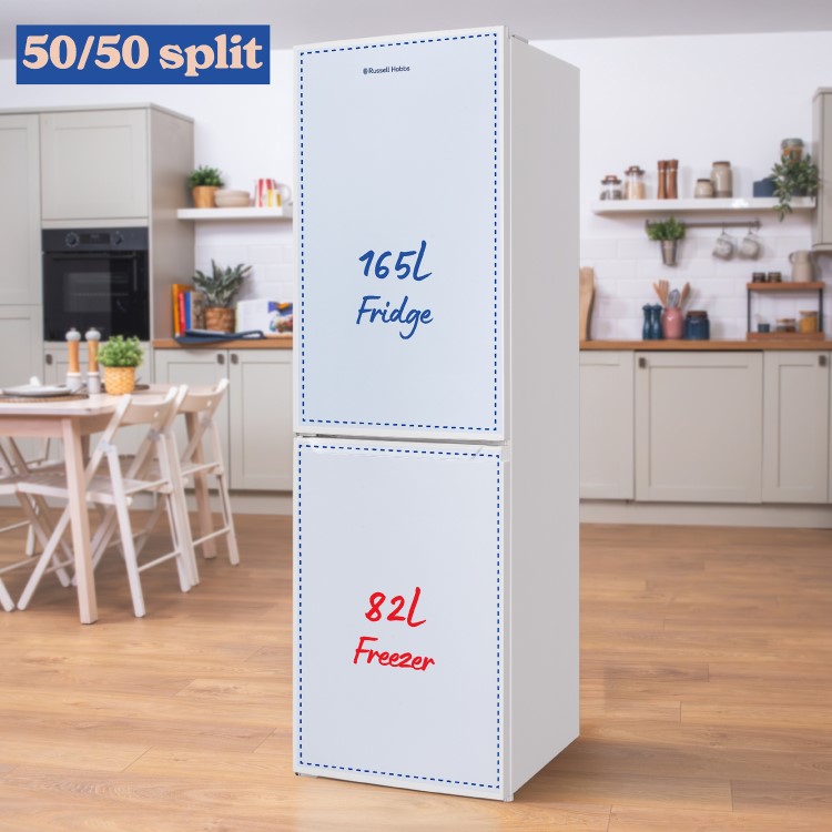 Russell Hobbs 247 Litre 50/50 Fridge Freezer - White
