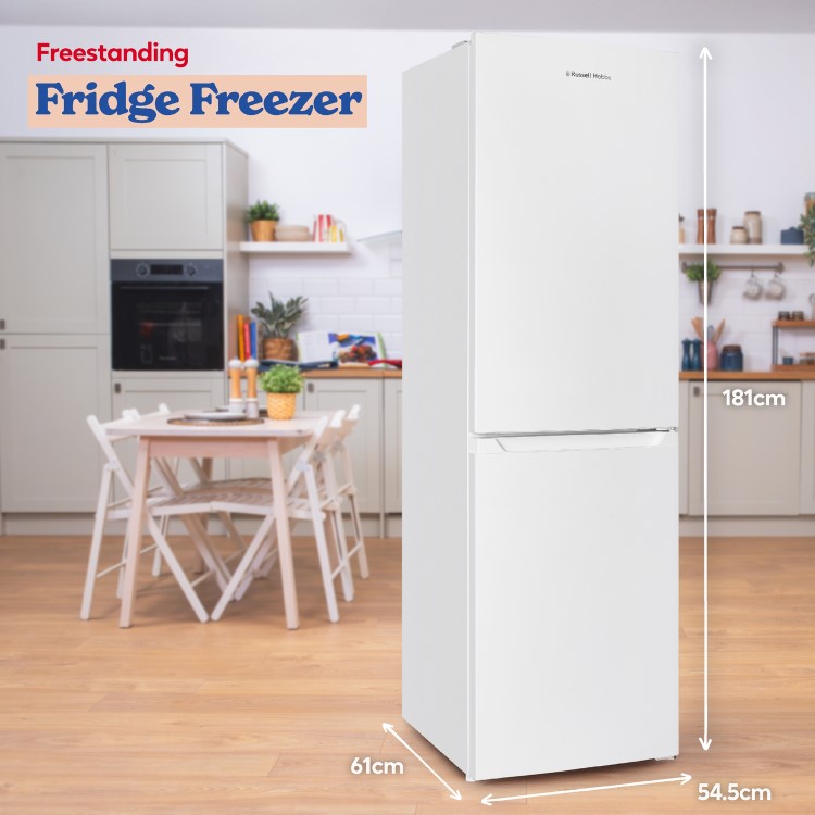 Russell Hobbs 247 Litre 50/50 Fridge Freezer - White