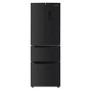 Russell Hobbs 320 Litre French Style American Fridge Freezer - Black Steel