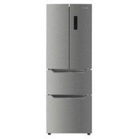 Russell Hobbs 320 Litre French Style American Fridge Freezer - Stainless Steel