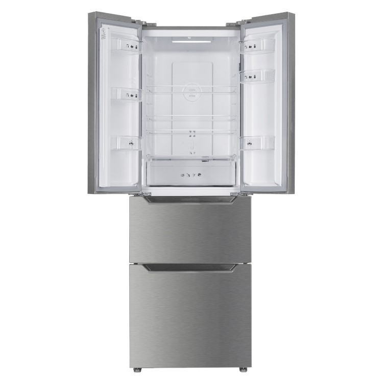 Russell Hobbs 320 Litre French Style American Fridge Freezer - Stainless Steel