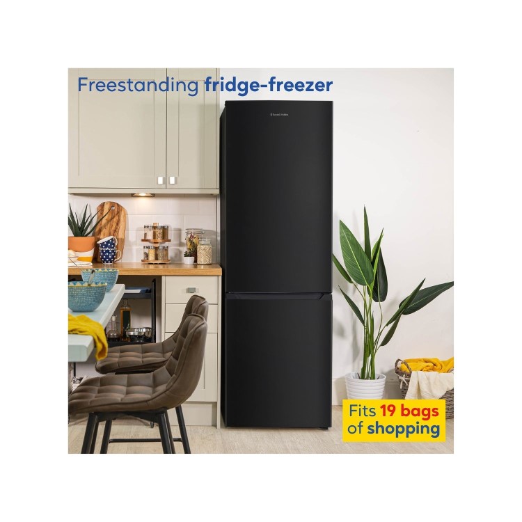 Russell Hobbs 293 Litre 70/30 Freestanding Fridge Freezer - Black