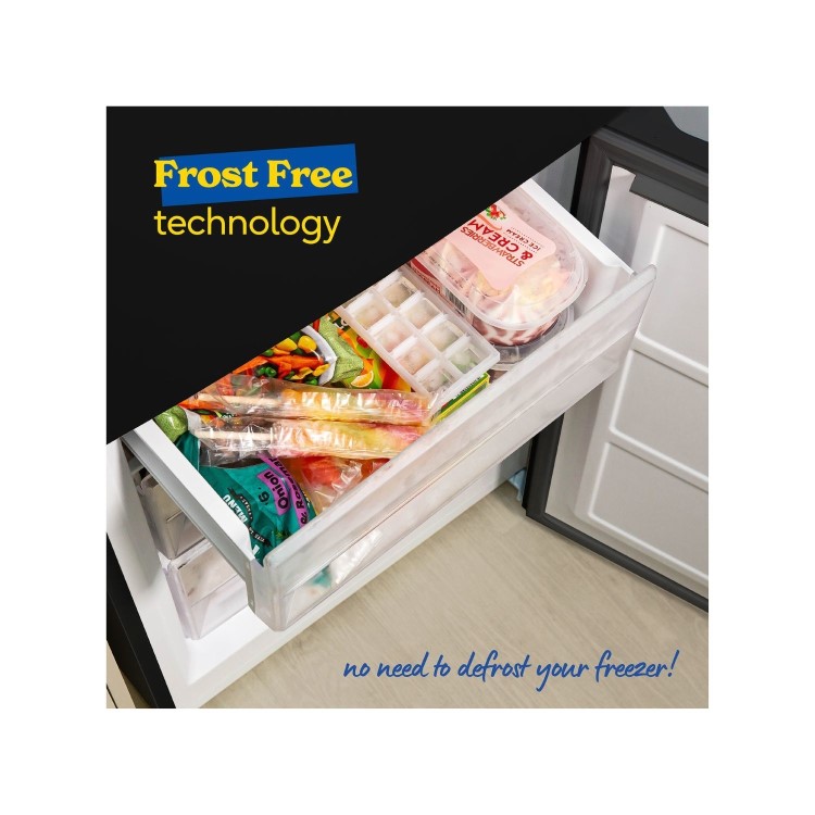 Russell Hobbs 293 Litre 70/30 Freestanding Fridge Freezer - Black