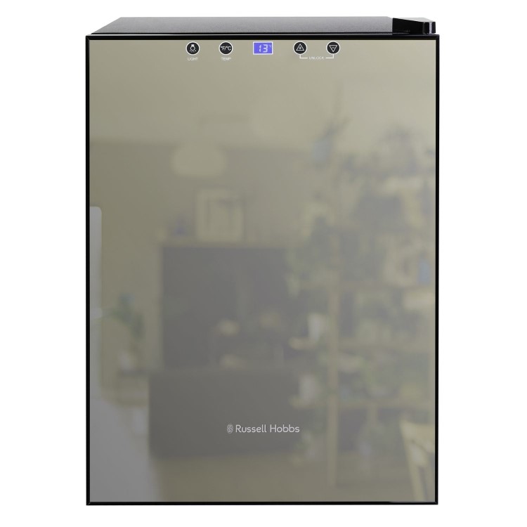 Russell Hobbs 20 Bottle Capacity Single Zone Freestanding Wine Cooler - Black