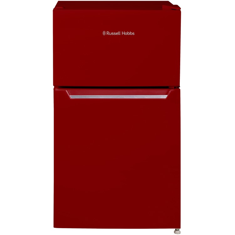 Russell Hobbs 90L Under Counter Top Mount Freestanding Fridge Freezer - Red