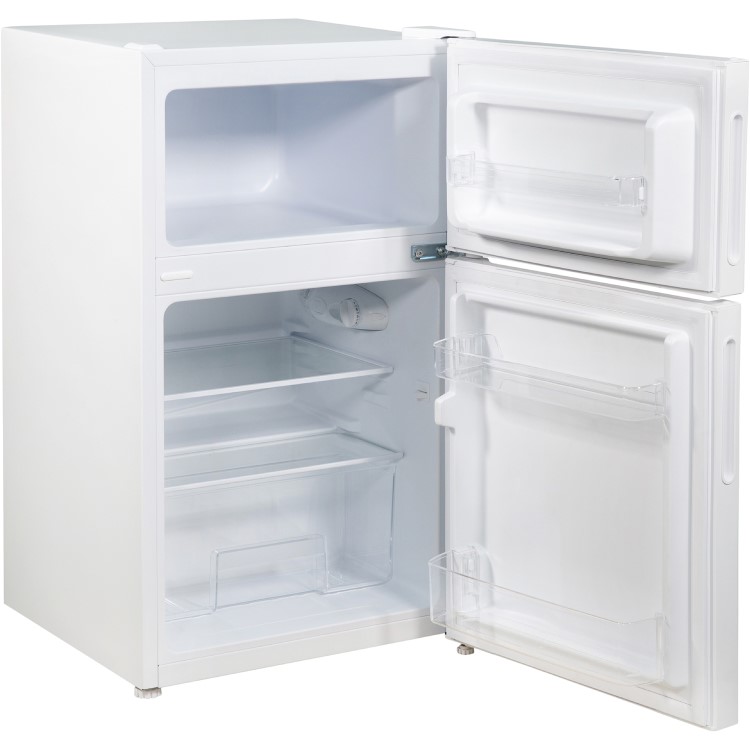 Russell Hobbs 90 Litres 60/40 Under Counter Top Freestanding Fridge Freezer - White