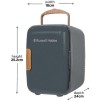 Russell Hobbs Scandi 4 Litre Portable Mini Cooler &amp; Warmer - Gloss Grey