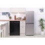 GRADE A3 - Russell Hobbs RH50FF144SS 156 Litre Freestanding Fridge Freezer 50/50 Split A+ Energy Rating 50cm Wide - Stainless Steel
