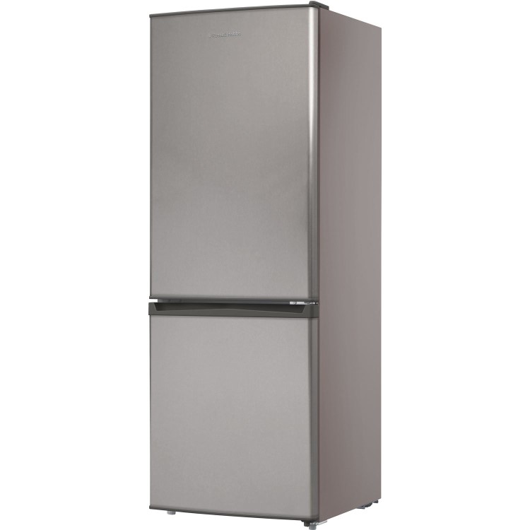 GRADE A3 - Russell Hobbs RH50FF144SS 156 Litre Freestanding Fridge Freezer 50/50 Split A+ Energy Rating 50cm Wide - Stainless Steel