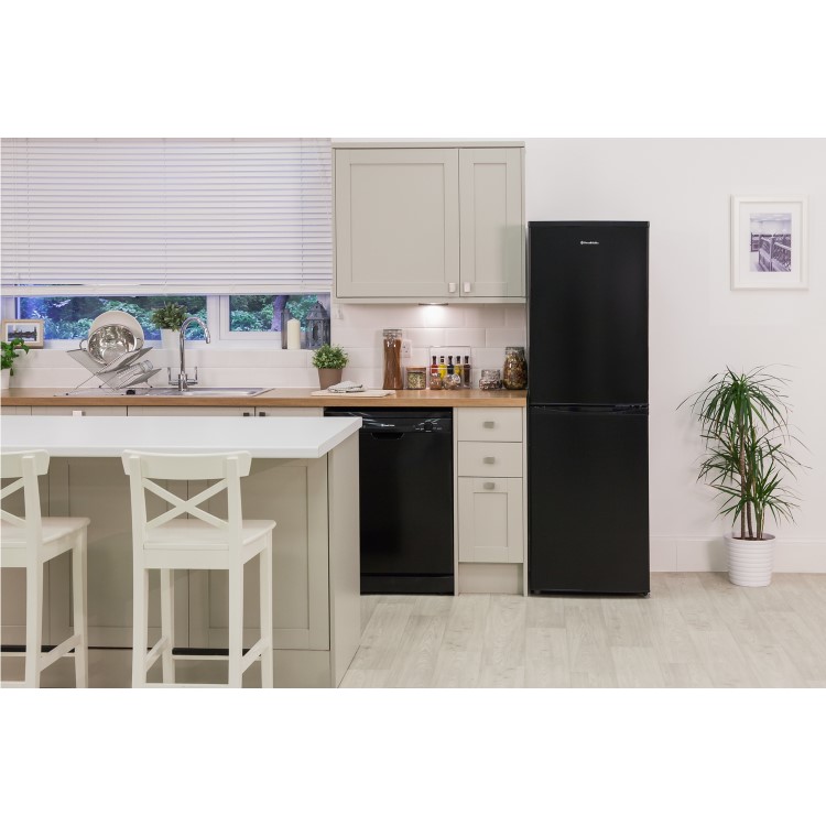 Russell Hobbs RH54FF170B 55cm Wide 173cm High Frost Free Fridge Freezer - Black