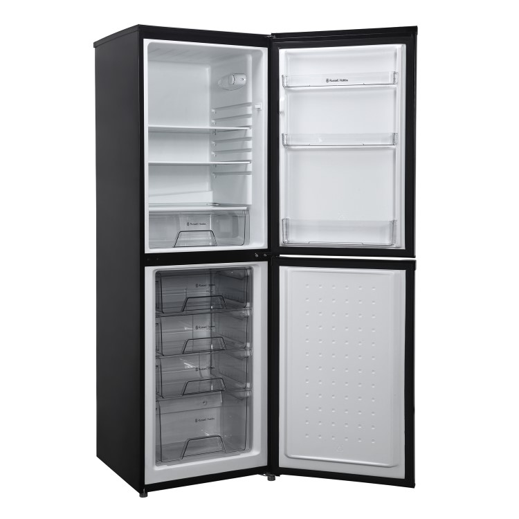 Russell Hobbs RH54FF170B 55cm Wide 173cm High Frost Free Fridge Freezer - Black