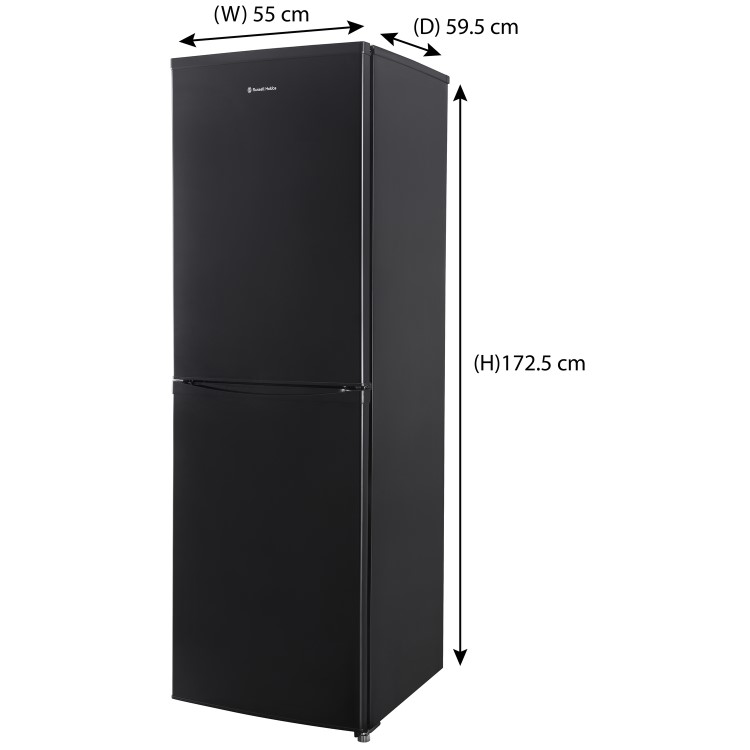 Russell Hobbs RH54FF170B 55cm Wide 173cm High Frost Free Fridge Freezer - Black