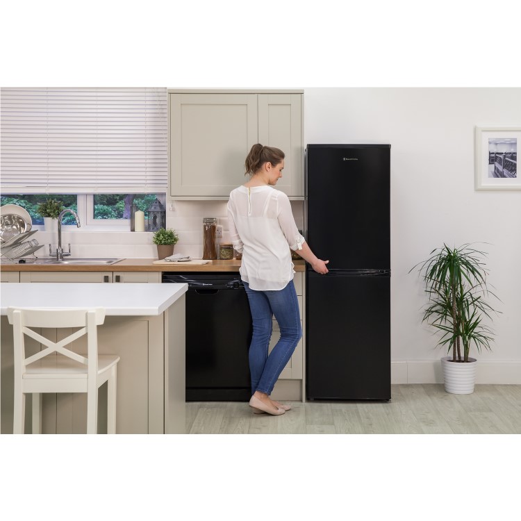 Russell Hobbs RH54FF170B 55cm Wide 173cm High Frost Free Fridge Freezer - Black