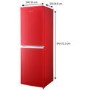 Russell Hobbs RH54FF170R 55cm Wide 173cm High Frost Free Fridge Freezer - Red