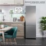 Russell Hobbs 262 Litre 70/30 Split Freestanding Fridge Freezer - Stainless Steel
