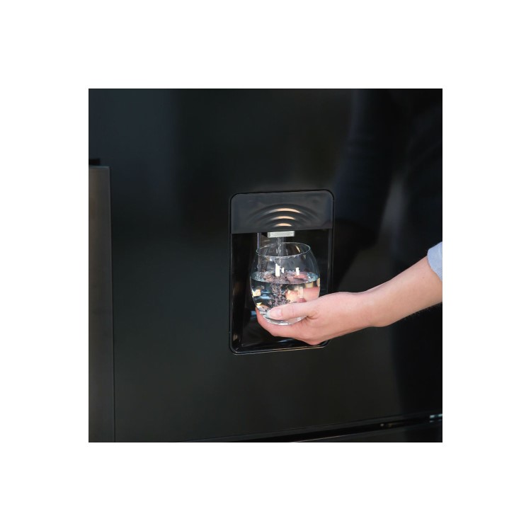 Russell Hobbs RH55FFWD180B-M 55cm Wide 180cm High Fridge Freezer With Water Dispenser - Black