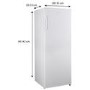 Russell Hobbs RH55LF142 Freestanding 142cm Tall Larder Fridge - White