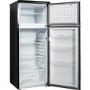 GRADE A1 - Russell Hobbs RH55TMFF143B 55cm Wide Top Mount Freestanding Fridge Freezer - Black