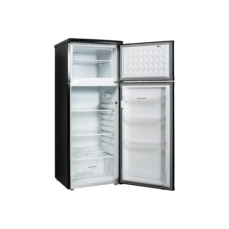 Russell Hobbs RH55TMFF143B 55cm Wide Top Mount Freestanding Fridge Freezer - Black