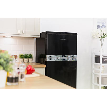 Russell Hobbs RH55TMFF143B 55cm Wide Top Mount Freestanding Fridge Freezer - Black