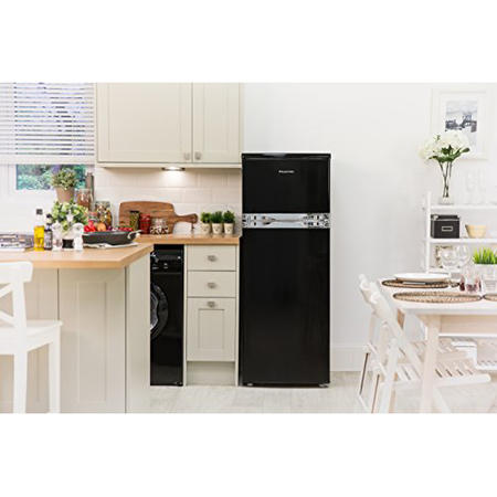 Russell Hobbs RH55TMFF143B 55cm Wide Top Mount Freestanding Fridge Freezer - Black