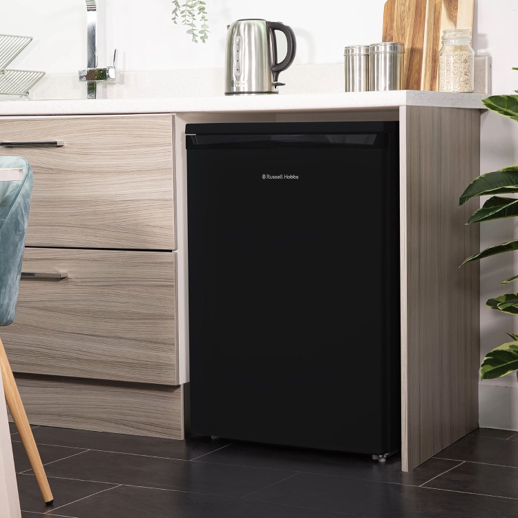 Russell Hobbs 83 Litres Under Counter Freestanding Freezer - Black