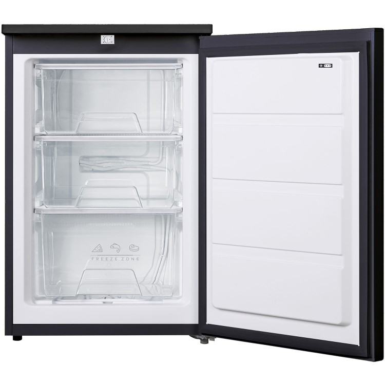 Russell Hobbs 83 Litres Under Counter Freestanding Freezer - Black