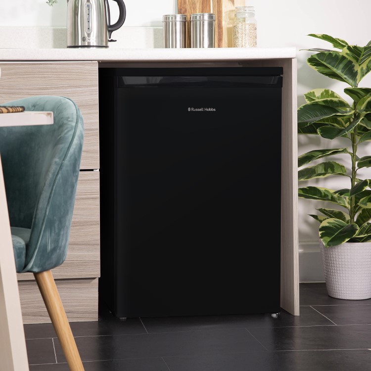 Russell Hobbs 83 Litres Under Counter Freestanding Freezer - Black