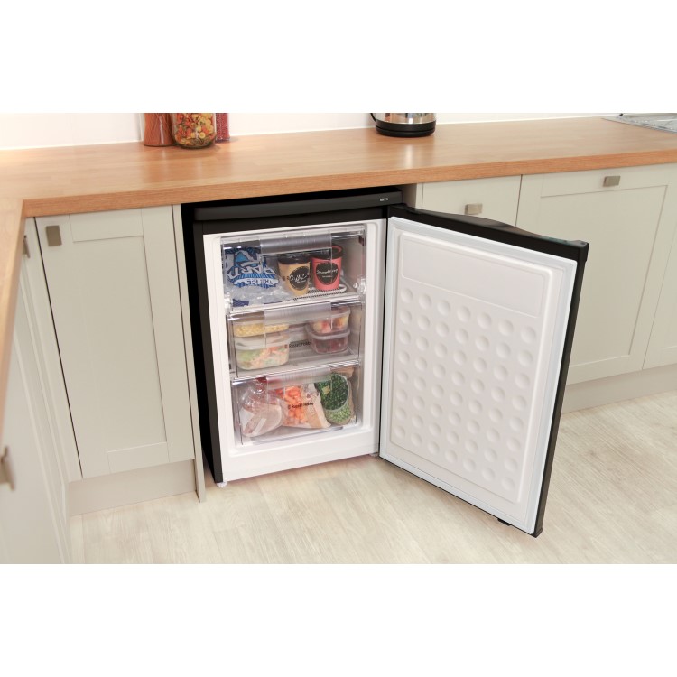 Russell Hobbs RHUCFZ55B Freestanding 55 cm Wide Undercounter Freezer - Black