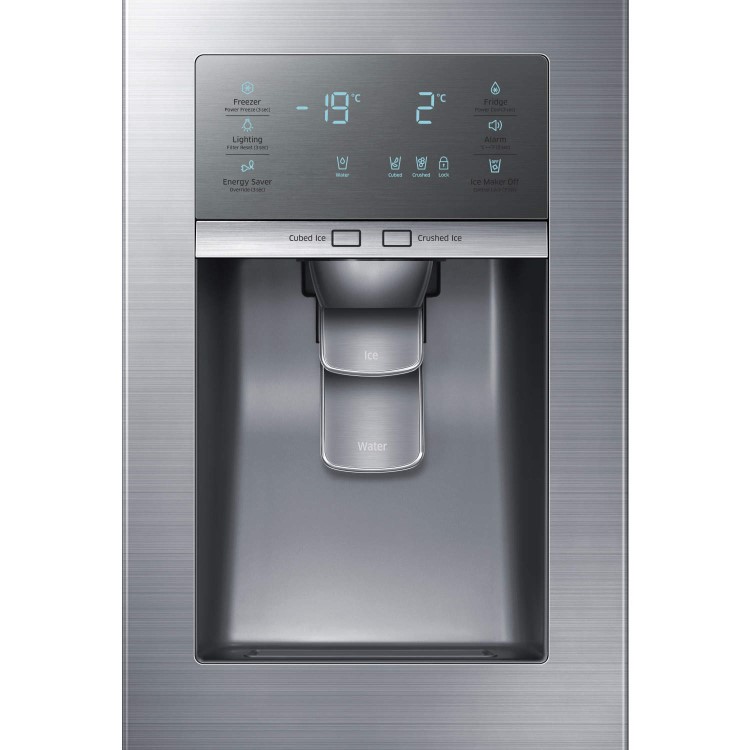 Samsung RH57H90307F Stainless Silver Food Showcase American Fridge Freezer With Ice And Water