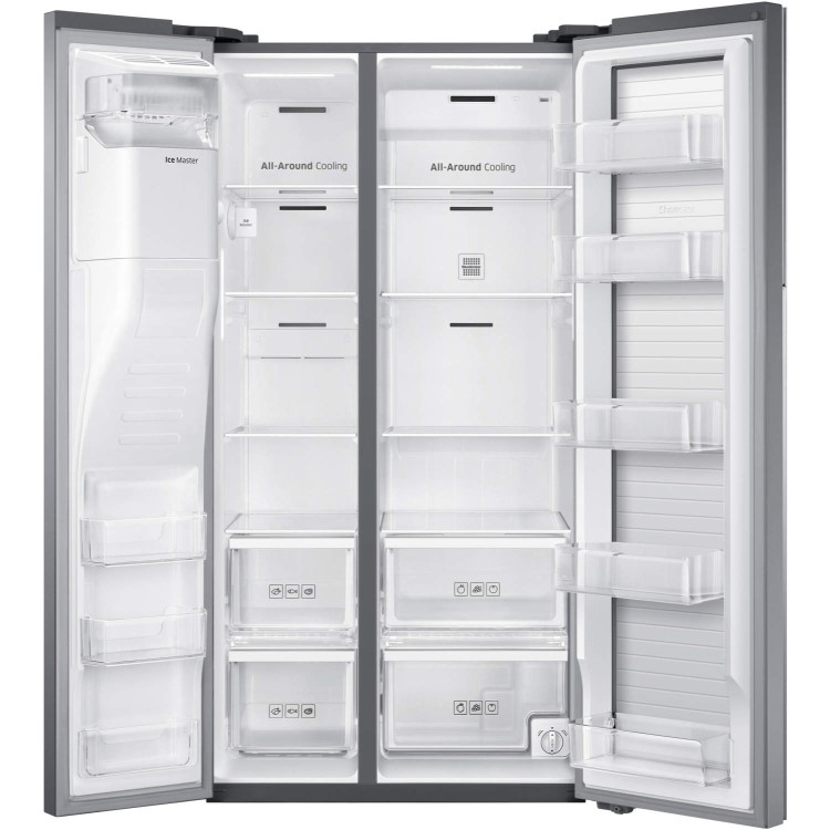 Samsung RH57H90307F Stainless Silver Food Showcase American Fridge Freezer With Ice And Water