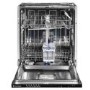 Russell Hobbs Integrated Dishwasher - Silver Black control panel